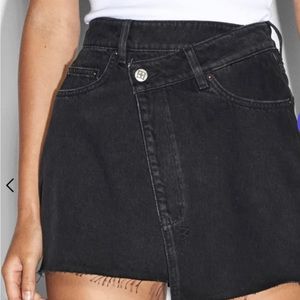Black Ksubi Rap Skirt Stealth